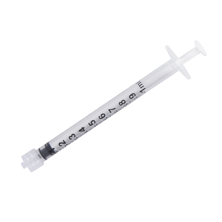 Syringe 1cc LL  Luer Lock Tip Without Safety SOL-M™ Sterile Latex-Free (100/BX 8BX/CS) by Sol-Millennium Medical Inc Inviro Medical  ID P180001PP